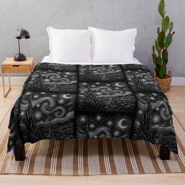 Item preview, Starry Night Ascii Art Classic Painting designed and sold by d247.