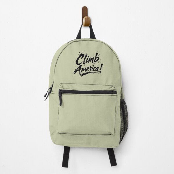 Item preview, Climb America! Bold Brush Calligraphy Hiking Adventure designed and sold by The-Drip-Studio.