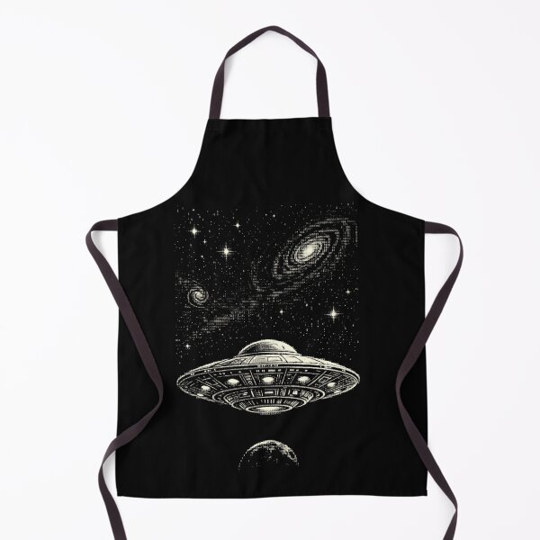 Item preview, Ascii UFO Flying Saucer Space Galaxy Art designed and sold by d247.