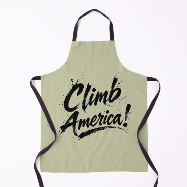 Item preview, Climb America! Bold Brush Calligraphy Hiking Adventure designed and sold by The-Drip-Studio.