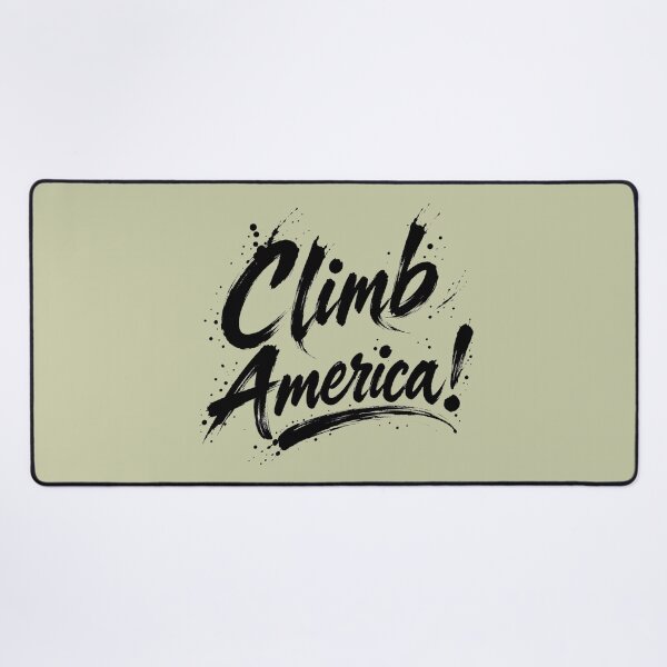 Item preview, Climb America! Bold Brush Calligraphy Hiking Adventure designed and sold by The-Drip-Studio.