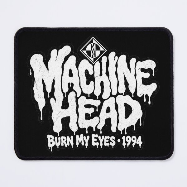 Item preview, Machine Head Burn My Eyes 1994 Groove Metal Melting Typography designed and sold by JMS-Artvintage.