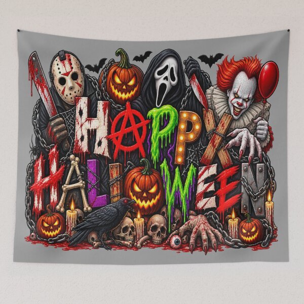 Item preview, Scary Happy Halloween Design designed and sold by RichardRags.