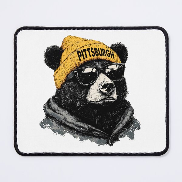 Item preview, Pittsburgh Black Bear Beanie Sunglasses Graphic designed and sold by MelanieMa74689.