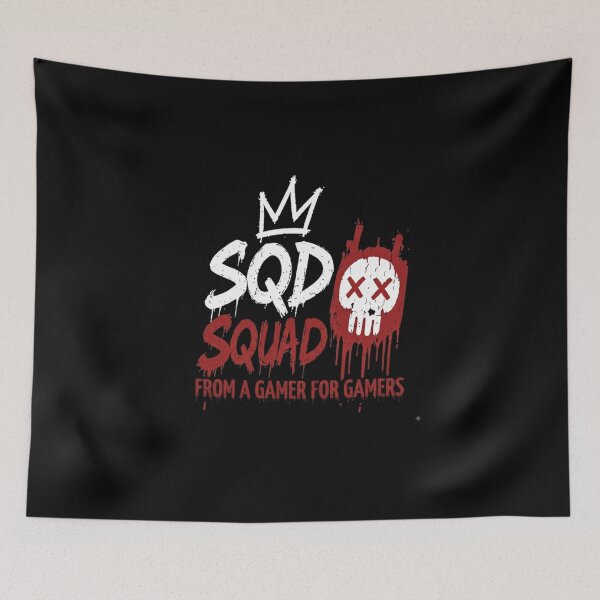 Item preview, SQD gamee a2 ​SQD Gamee Hardcore Gamer Skull Gaming Art designed and sold by RedWolfDisigne.