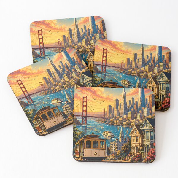 Item preview, San Francisco Golden Sunset designed and sold by TAOptimus .