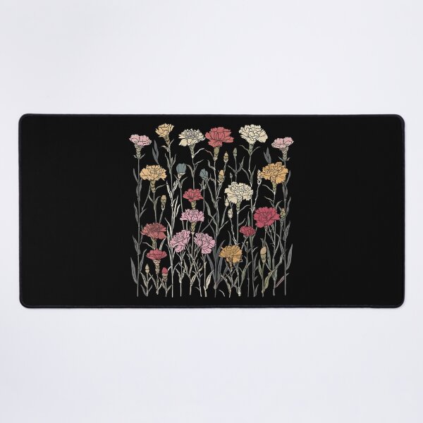 Item preview, Carnations Flowers Botanical designed and sold by goombi-creative.