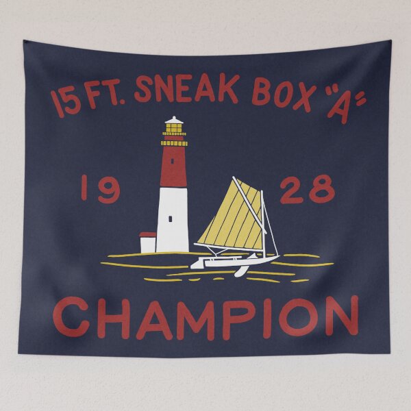 Item preview, Barnegat Light Sneakbox Champion 1928 - Long Beach Island NJ designed and sold by Eregyrn.