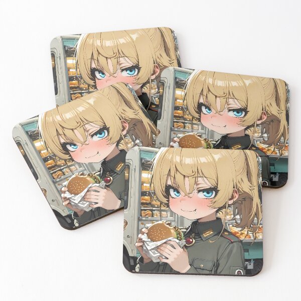 Item preview, Tanya Degurechaff Saga Tanya Evil Burger Cafe Waifu Mood designed and sold by BrianRayan.