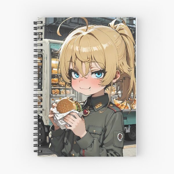 Item preview, Tanya Degurechaff Saga Tanya Evil Burger Cafe Waifu Mood designed and sold by BrianRayan.
