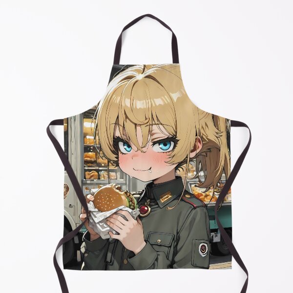 Item preview, Tanya Degurechaff Saga Tanya Evil Burger Cafe Waifu Mood designed and sold by BrianRayan.