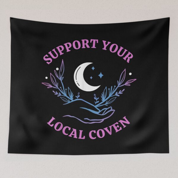 Item preview, support your local coven witches halloween witch designed and sold by ElizabethJNieva.