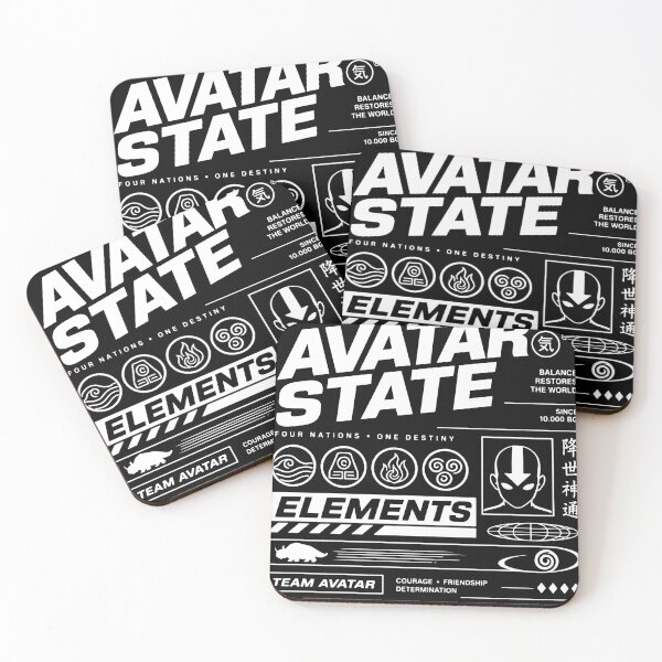 Item preview, Avatar State Four Elements Symbols designed and sold by  Big Bang.