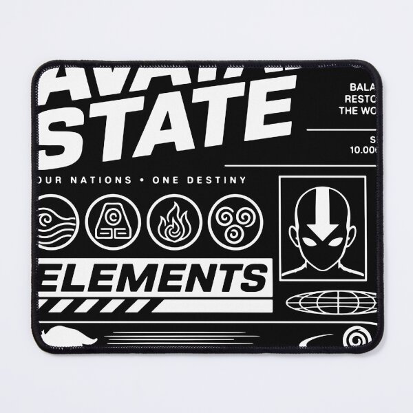 Item preview, Avatar State Four Elements Symbols designed and sold by Big Bang.