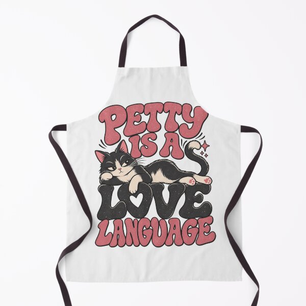 Item preview, Petty Is A Love Language, Type-Sandwich Lounging Cat Gift designed and sold by PhylonBoxx.
