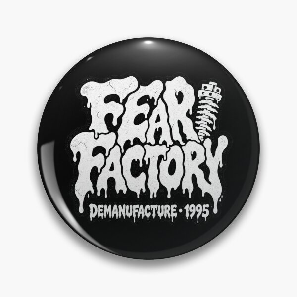 Item preview, Fear Factory Demanufacture 1995 Industrial Metal Dripping Logo designed and sold by JMS-Artvintage.