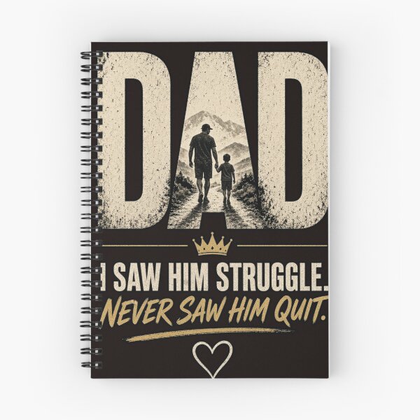 Item preview, Dad’s Strength – I Saw Him Struggle, Never Saw Him Quit designed and sold by Biz PNG.