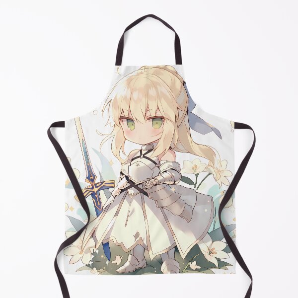 Item preview, Saber Fate Stay Night Chibi Armor Floral Charm designed and sold by BrianRayan.