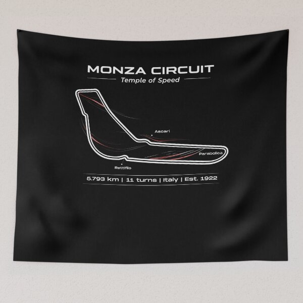 Item preview, Monza Circuit Temple of Speed Shirt, Italian Racing Track Tee, Vintage Motorsport Graphic, Formula Racing Fan Gift designed and sold by howsamluca.