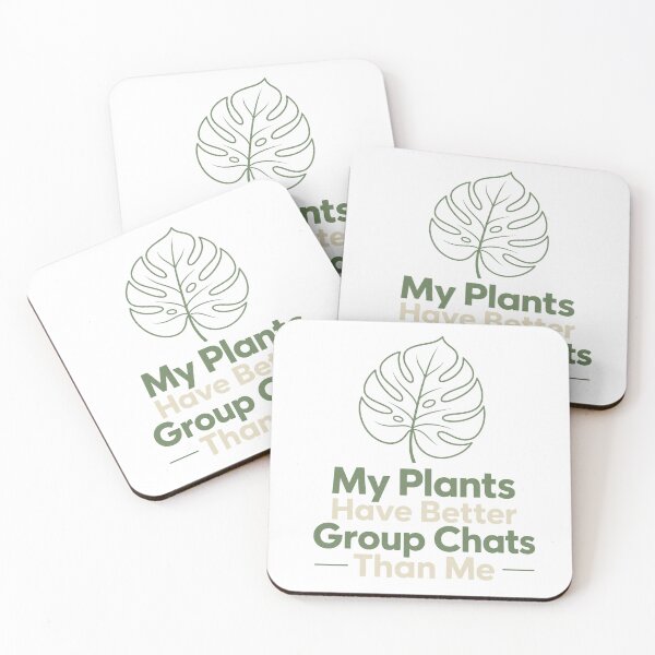 Item preview, My Plants Have Better Group Chats Than Me | Funny Plant Lady Plant Dad T-Shirt designed and sold by OMNITeeSigns.