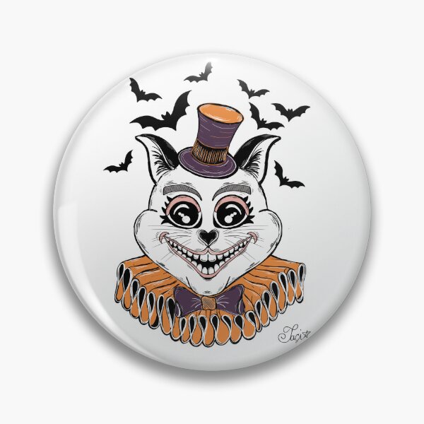 Item preview, Spooky Skull Cat Halloween face designed and sold by Taçiana  Estrela.