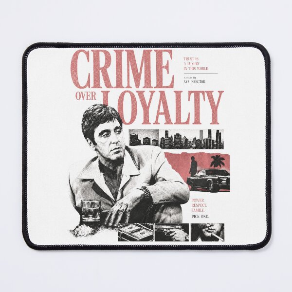 Item preview, Crime Over Loyalty Vintage Gangster Poster designed and sold by -DEEWOLF-.