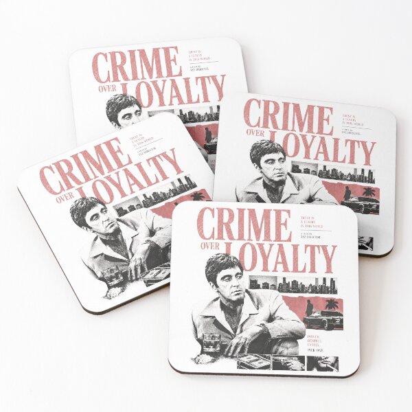 Item preview, Crime Over Loyalty Vintage Gangster Poster designed and sold by -DEEWOLF-.