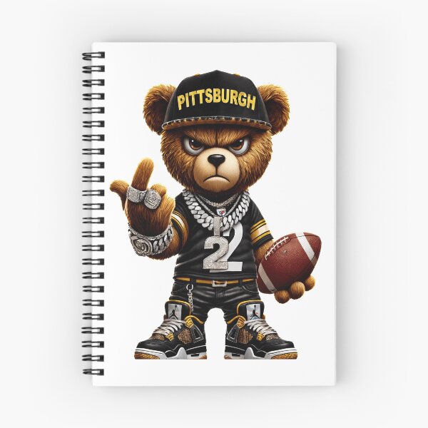 Item preview, Angry Pittsburgh Football Teddy Bear Streetwear Graphic designed and sold by BarbaraBa33449.