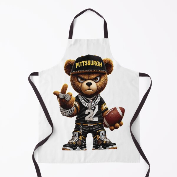 Item preview, Angry Pittsburgh Football Teddy Bear Streetwear Graphic designed and sold by BarbaraBa33449.