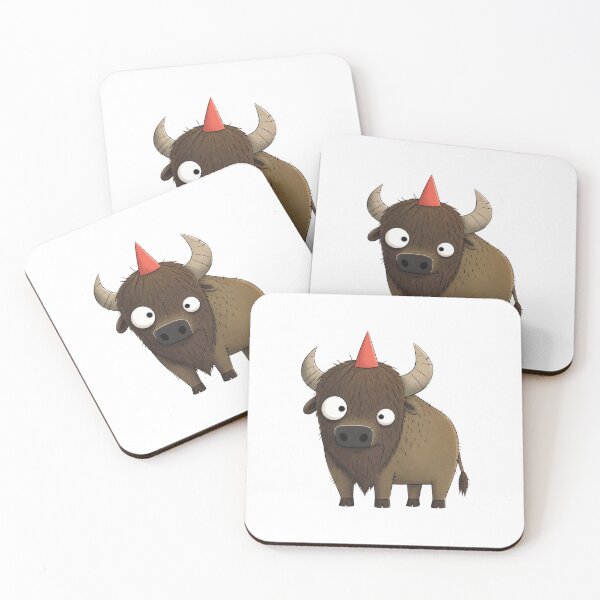 Item preview, Bison with Tiny Cone Hat designed and sold by The-Art-of-D.