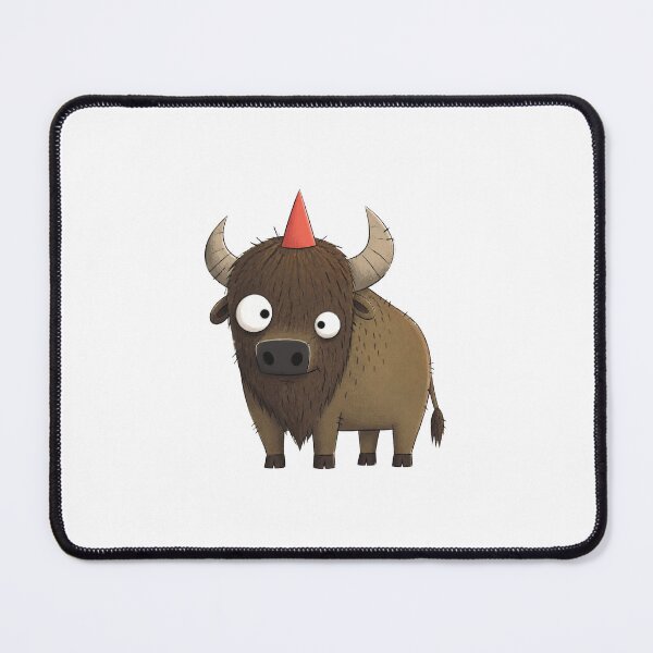Item preview, Bison with Tiny Cone Hat designed and sold by The-Art-of-D.