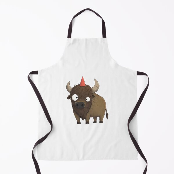 Item preview, Bison with Tiny Cone Hat designed and sold by The-Art-of-D.