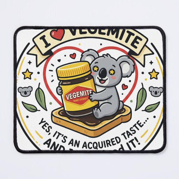 Item preview, Cute Koala Vegemite Fan Australian Food Lover Design designed and sold by LOVEARTDESIGN.