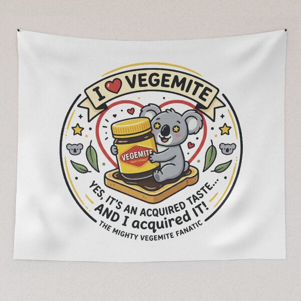 Item preview, Cute Koala Vegemite Fan Australian Food Lover Design designed and sold by LOVEARTDESIGN.
