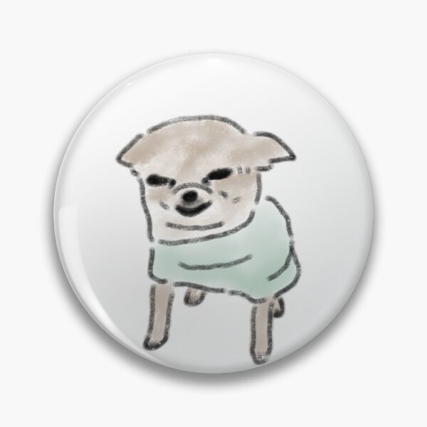 Item preview, Funny Squinting Chihuahua In Green Sweater designed and sold by raun.draw.