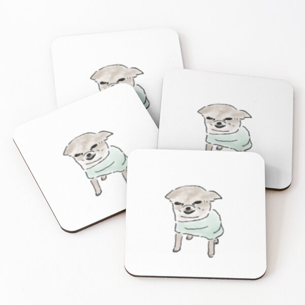 Item preview, Funny Squinting Chihuahua In Green Sweater designed and sold by raun.draw.