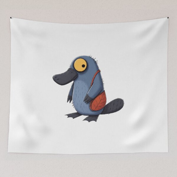 Item preview, Platypus with Leaf Satchel designed and sold by The-Art-of-D.