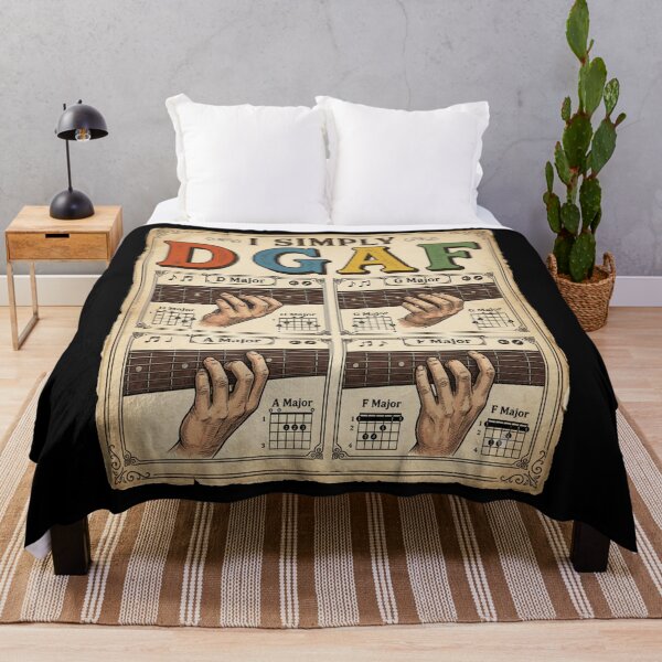 Item preview, I Simply DGAF Guitar Chords Musician Humor designed and sold by Flirt-Teez.