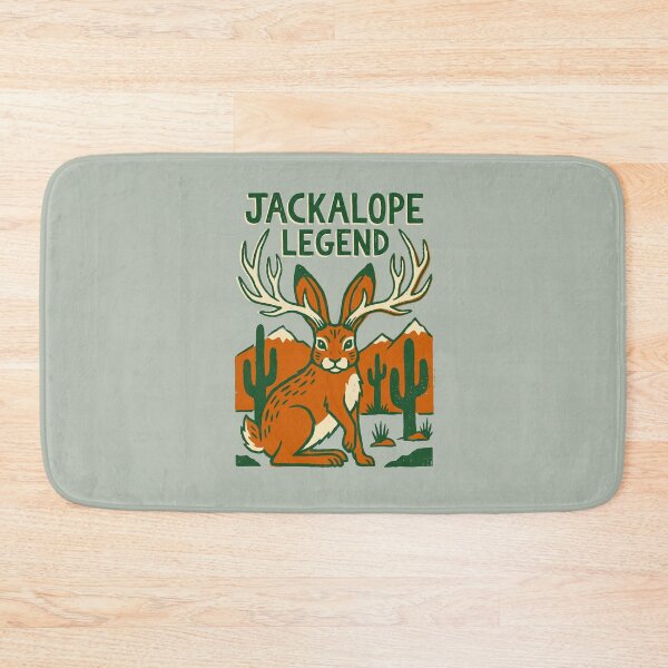 Item preview, Jackalope Legend Southwestern Desert Cryptid Vintage Graphic designed and sold by KiwiRider.