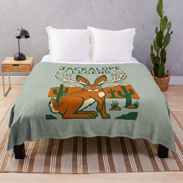 Item preview, Jackalope Legend Southwestern Desert Cryptid Vintage Graphic designed and sold by KiwiRider.