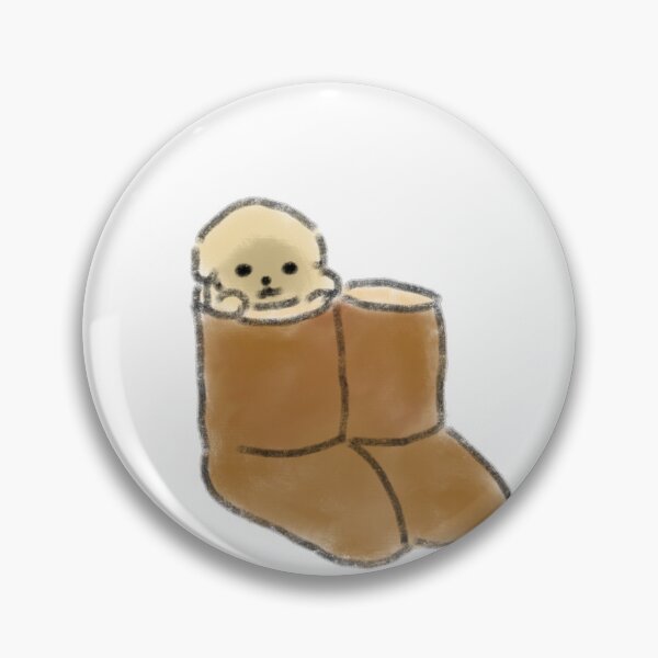 Item preview, Cute Puppy Hiding In Winter Boot designed and sold by raun.draw.