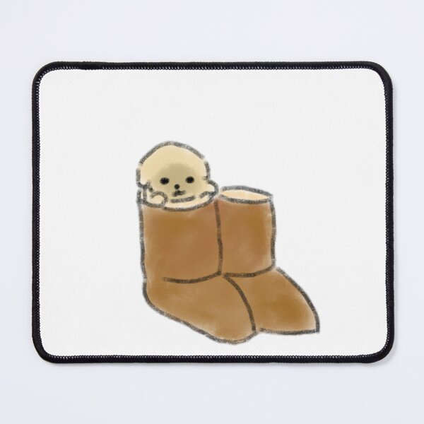 Item preview, Cute Puppy Hiding In Winter Boot designed and sold by raun.draw.