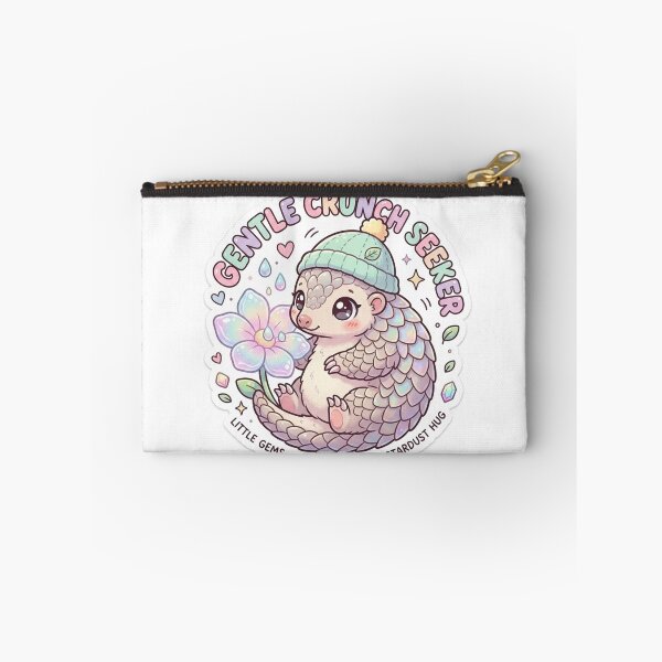 Item preview, Baby Pangolin – Kawaii "Gentle Crunch Seeker" Sticker designed and sold by Chipkooo.
