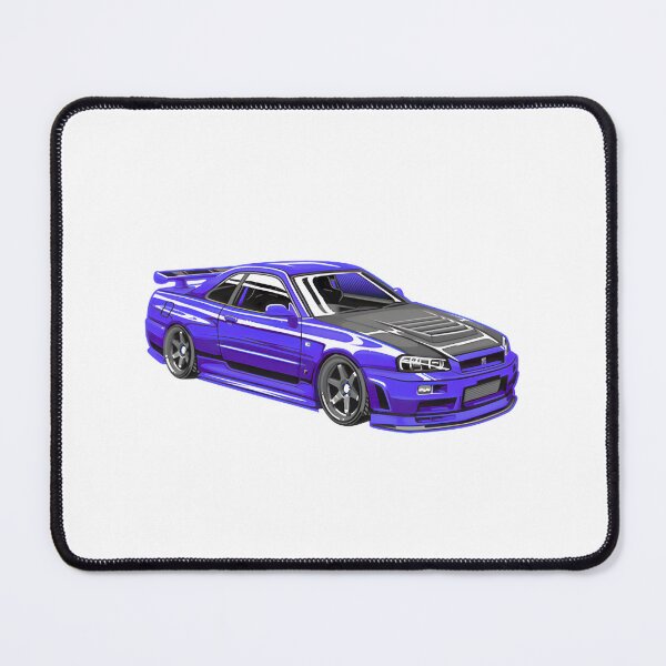 Item preview, Nissan Skyline Gtr R Blue PERFECT GIFT FOR YOU AND FRIENDS designed and sold by rramirez52.