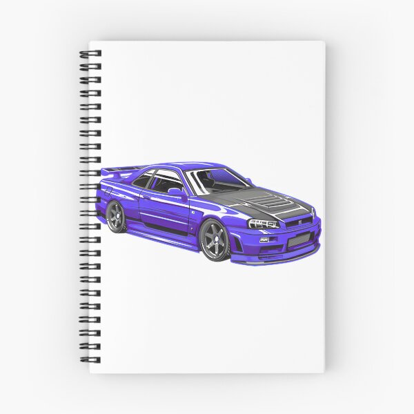 Item preview, Nissan Skyline Gtr R Blue PERFECT GIFT FOR YOU AND FRIENDS designed and sold by rramirez52.