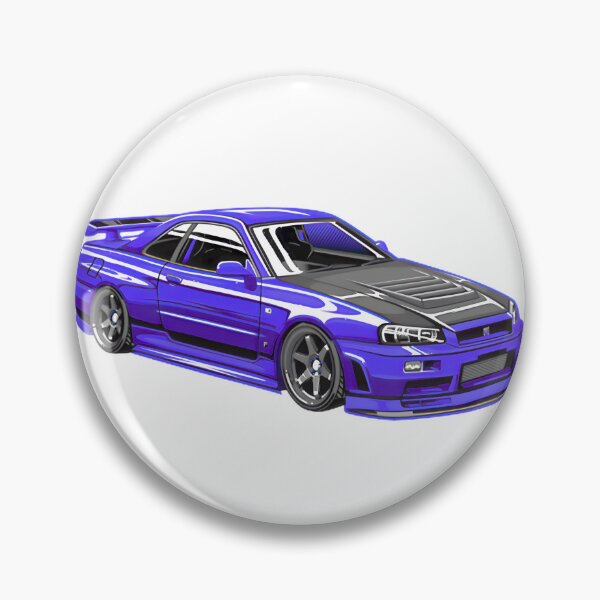Item preview, Nissan Skyline Gtr R Blue PERFECT GIFT FOR YOU AND FRIENDS designed and sold by rramirez52.