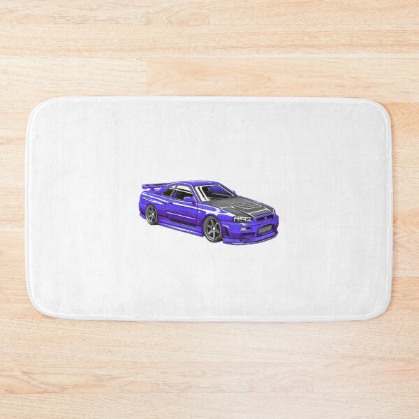 Item preview, Nissan Skyline Gtr R Blue PERFECT GIFT FOR YOU AND FRIENDS designed and sold by rramirez52.