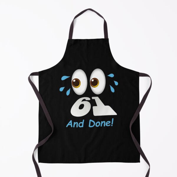 Item preview, 61 And Done! Funny Retirement Birthday designed and sold by Flirt-Teez.