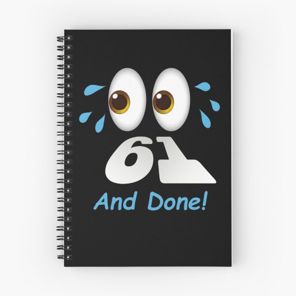 Item preview, 61 And Done! Funny Retirement Birthday designed and sold by Flirt-Teez.