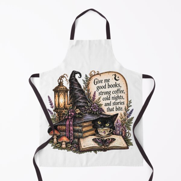 Item preview, Give Me Good Books, Strong Coffee & Stories That Bite designed and sold by Edenglow Prints & Peculiars.